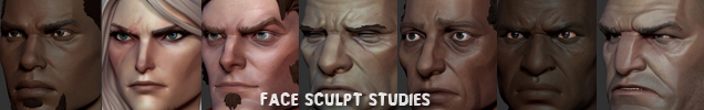project Carbon: face sculpts